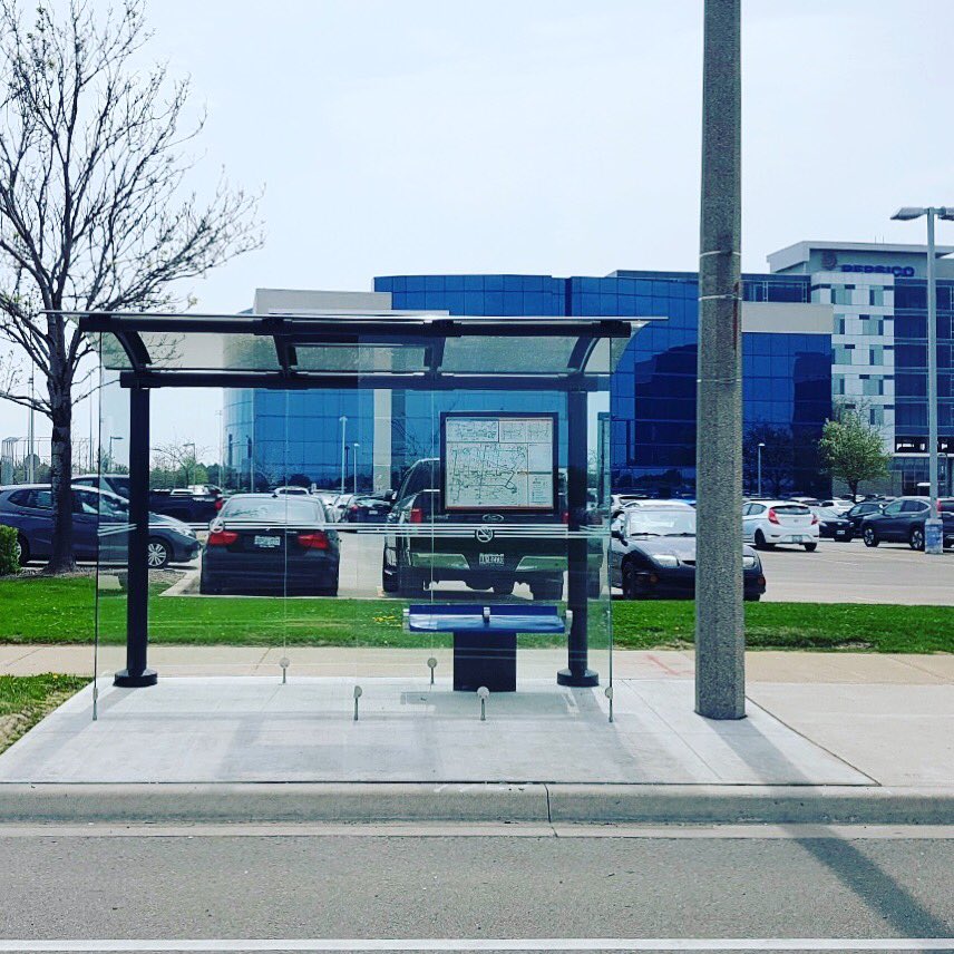 aerocentreGTA's tweet photo. We are thrilled to announce that a new bus shelter has been installed in front of AeroCentre! With over 2000 employees commuting each day, we couldn’t be happier to see the city continuously strengthen its transportation infrastructure. Thank you @MiWayHelps @citymississauga  🚍 https://t.co/BNOb6uUU67