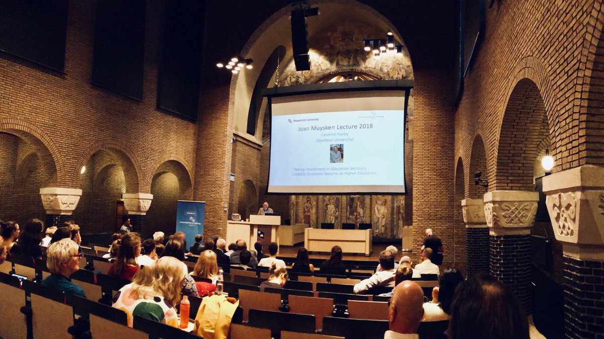 henninghermes's tweet photo. Wonderful location in #Maastricht for the Joan Muysken Lecture given by Caroline Hoxby on economic returns to higher #education.
@umsbe @Unimaas #HigherEducation
#umsbe #maastrichtuniversity https://t.co/22ZgvYk4tA