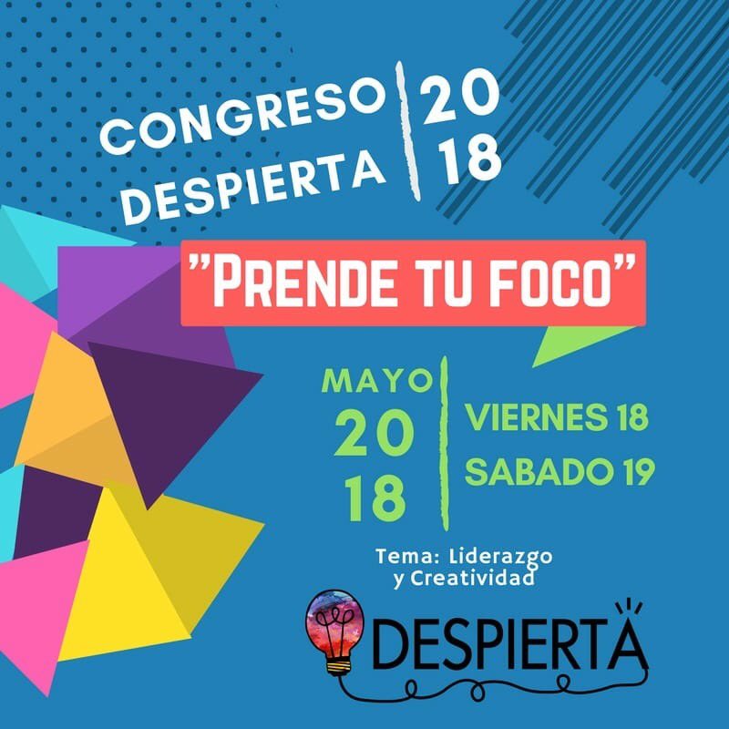 DiegoHerrera107's tweet photo. Todo listo para que este fin de semana se lleve acabo el “Congreso Despierta 2018” en #PiedrasNegras con las conferencias de @RosarioMarin1 @Nachito10 @rorroechavez y @faridieck ¡No te lo puedes perder! https://t.co/qSAFnIoJ8O