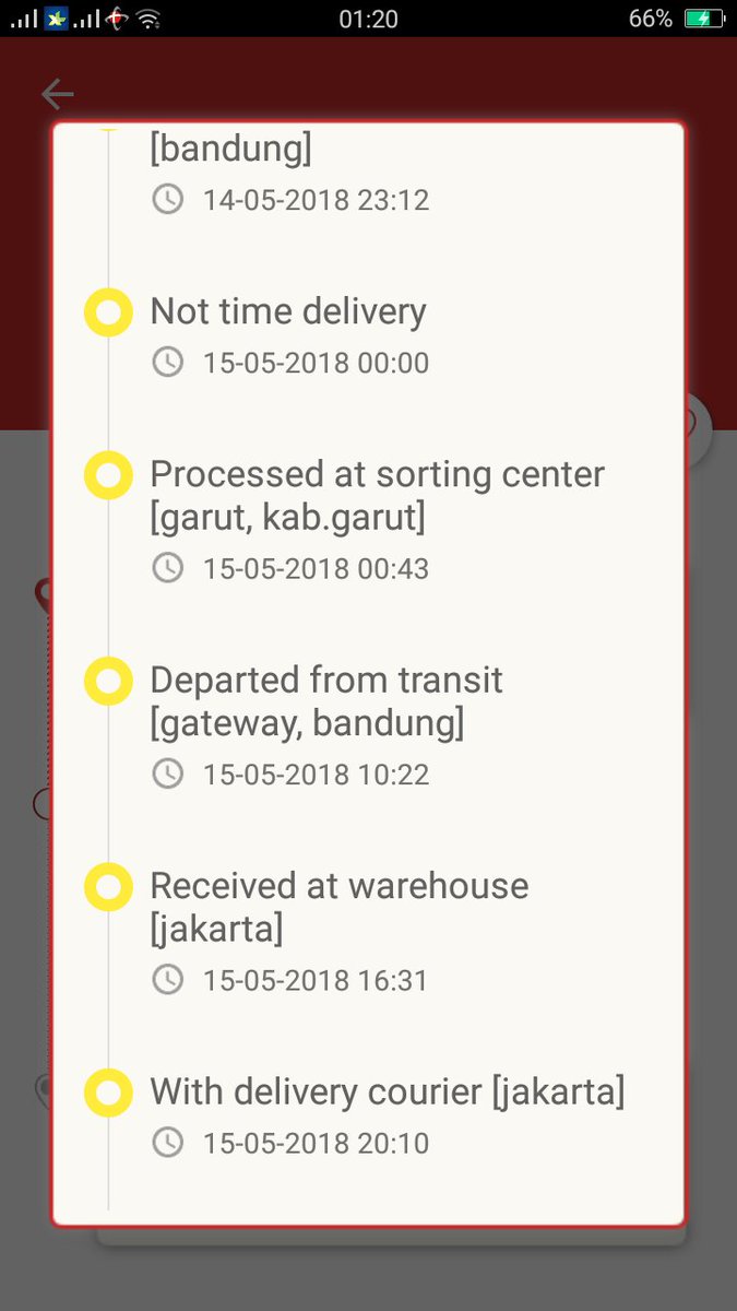 adiftherbie's tweet photo. @JNECare terulang lagi neh kejadian JNE YES tetap aja gak sampe. Kalo gak yakin sampe hari esok hari hapusin aja paket YES nya. Kampret bener👎👎👎👎 https://t.co/2q7CalfwxA