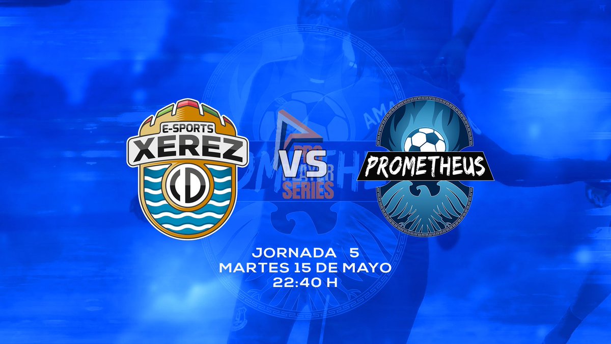 RBNPrometheus's tweet photo. Buenas tardes. Jugamos ante @XerezCD_eSports en la quinta jornada de @ProPlayerSeries.

📺 https://t.co/LQjfnnFbWa       
#GoPrometheus https://t.co/I1BrSFia3X https://t.co/RsKZxWitsR