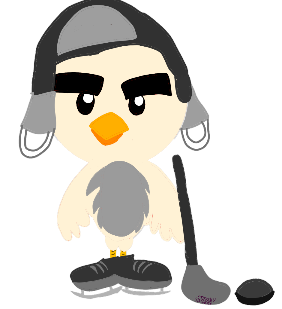 hockey bird plush