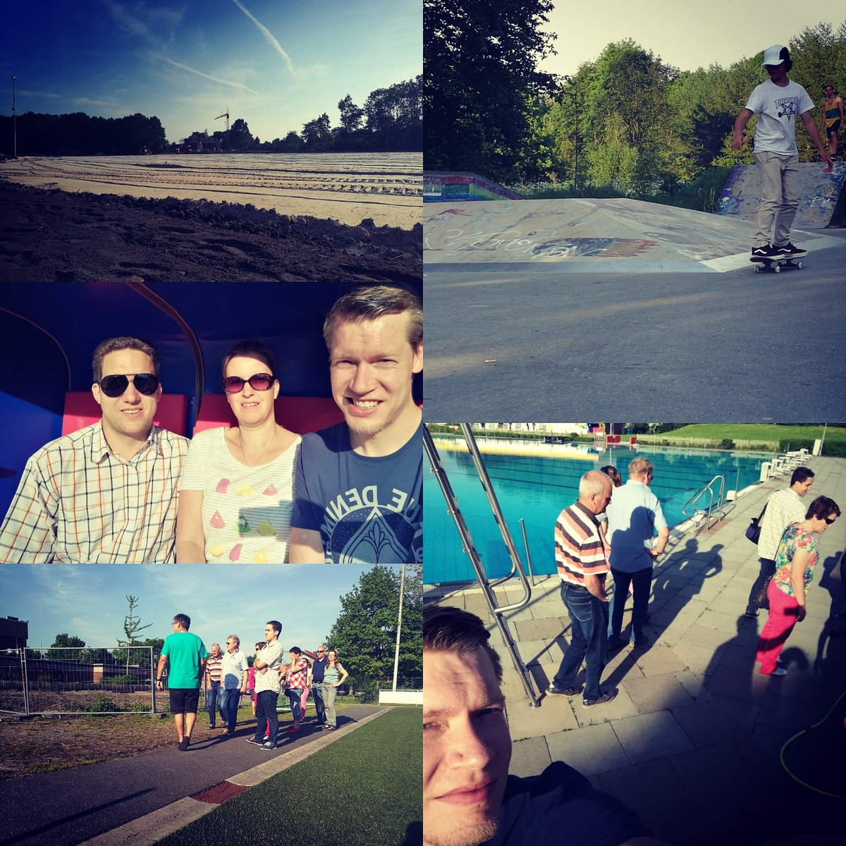 jev_ar's tweet photo. Gemeinsam mit der Fraktion der @spd_jever heute das #Sportzentrum an der #Jahnstraße besichtigt. Beeindruckend zu sehen was wir für ein super #Freizeitgelände in #Jever haben! #Sportplatz #Freibad #skateofari https://t.co/W5NGdQQewg