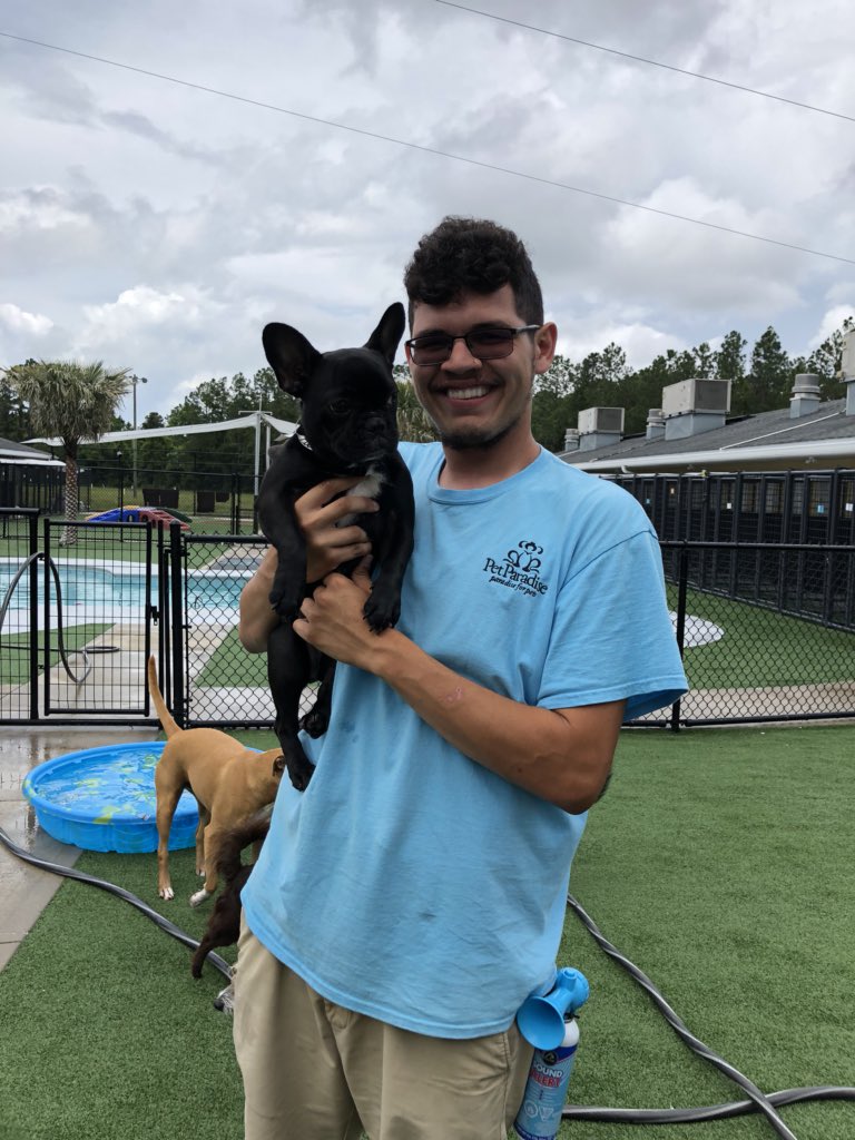 PPRJIA's tweet image. Meet Kevin and Gino, our wonderful playtime associates! They bring so much spunk and energy into our play groups. They always make sure the dogs are having a lot of fun and are extra safe! We couldn’t thank them enough for everything #teammember #playtime