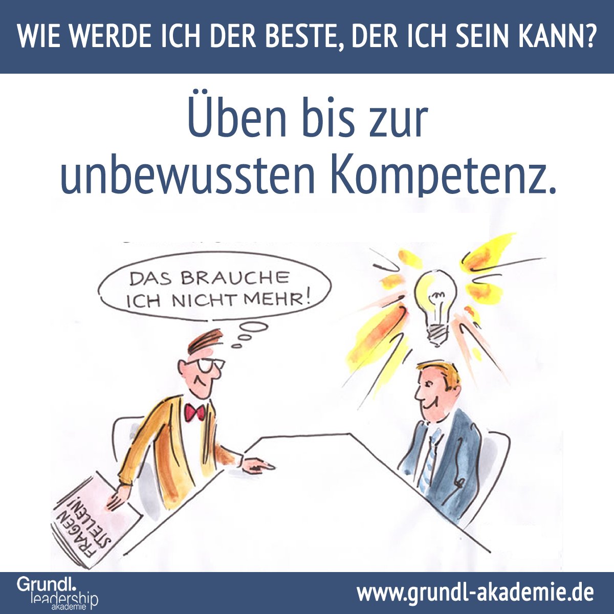 Grundl's tweet photo. Jede #Transformation durchläuft 4 Stadien von der unbewussten Inkompetenz zur unbewussten Kompetenz– eine Matrix, auf der Ihr nächster Entwicklungsschritt offenbar wird. #LeadingSimple - Denn nur das Neue zu kennen reicht nicht, man muss es auch können: https://t.co/WZ5Y32pM57 https://t.co/krWjyZIw6s