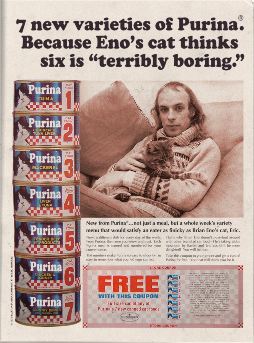 Happy ambient birthday to Brian Eno, 70 today! 