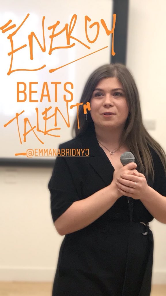 "We shouldn't have to become a gimmick to get hired." - wise words from <a href="/EmmaNabridnyj/">Emma Nabridnyj</a>  #FutureWorkForce