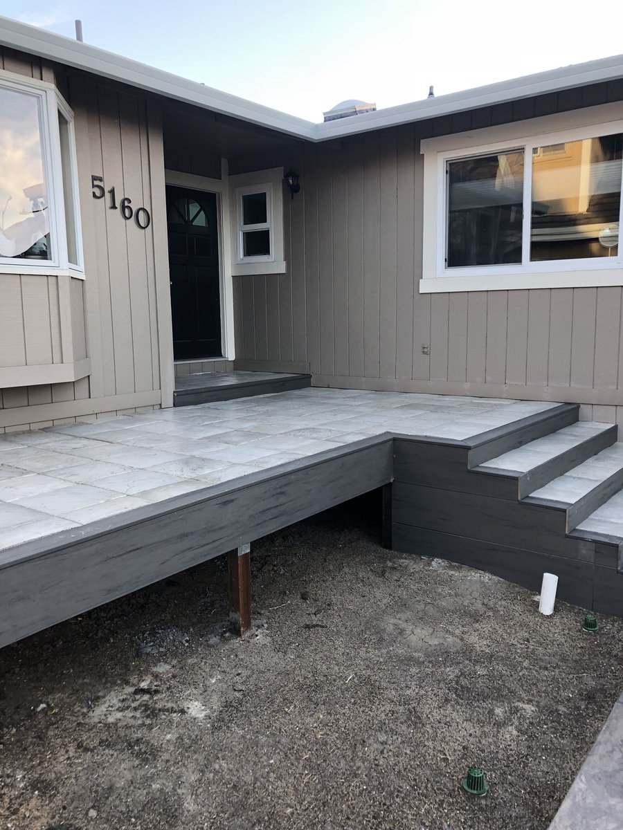 DekTekTile's tweet photo. DekTek Tile is getting closer to the #launch of our new Mediterranean Collection! 🏝Here are the beautiful colors of the new Pearl Gray #concrete #decking! For all 4 new colors of the sea, be sure to visit https://t.co/E8ERk5FH22
#decks #tiledeck #deck #Homebuilding #build #home https://t.co/2XFRt7IKCX
