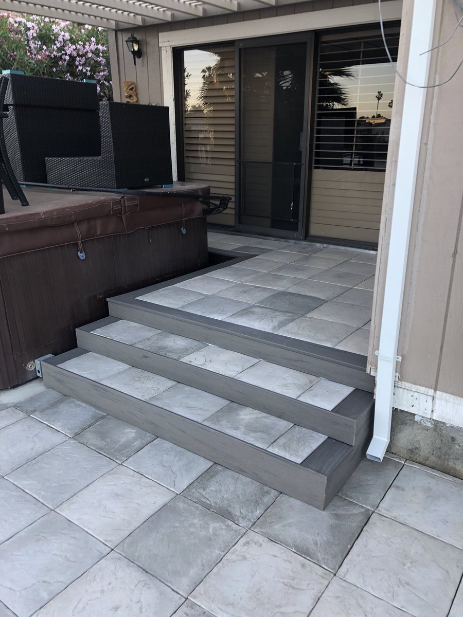 DekTekTile's tweet photo. DekTek Tile is getting closer to the #launch of our new Mediterranean Collection! 🏝Here are the beautiful colors of the new Pearl Gray #concrete #decking! For all 4 new colors of the sea, be sure to visit https://t.co/E8ERk5FH22
#decks #tiledeck #deck #Homebuilding #build #home https://t.co/2XFRt7IKCX