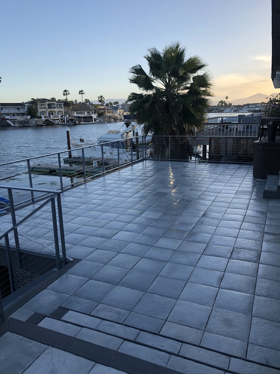 DekTekTile's tweet photo. DekTek Tile is getting closer to the #launch of our new Mediterranean Collection! 🏝Here are the beautiful colors of the new Pearl Gray #concrete #decking! For all 4 new colors of the sea, be sure to visit https://t.co/E8ERk5FH22
#decks #tiledeck #deck #Homebuilding #build #home https://t.co/2XFRt7IKCX