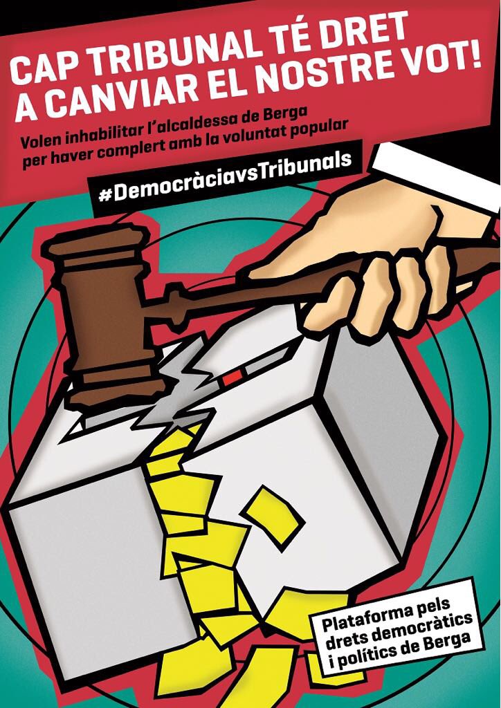 cdr_LaValldan's tweet photo. Ens acusen de terrorisme, ens lesionen els nostres drets, ens atribueixen delictes insostenibles... però nosaltres, solidàries i ben vives! Si ens toquen a una, ens toquen a totes! 
#democràciaVStribunals https://t.co/WcfWRVn1ct