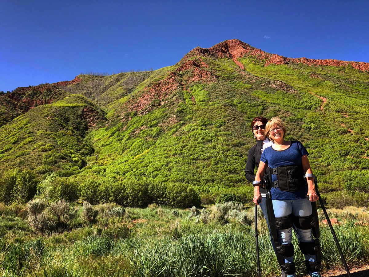bridgingbionics's tweet photo. Lots of Green on this mornings walk 🍃

#live #love #bridgemobility #innovation #rehabilitation #walkagain #walk #onestepatatime #wheelchair #physicaltherapy #stand #neurorehabilitation #exoskeleton #movingasone #move #hope #robotics #technology #noexcuses #made4mobility https://t.co/tedk3fKI6a