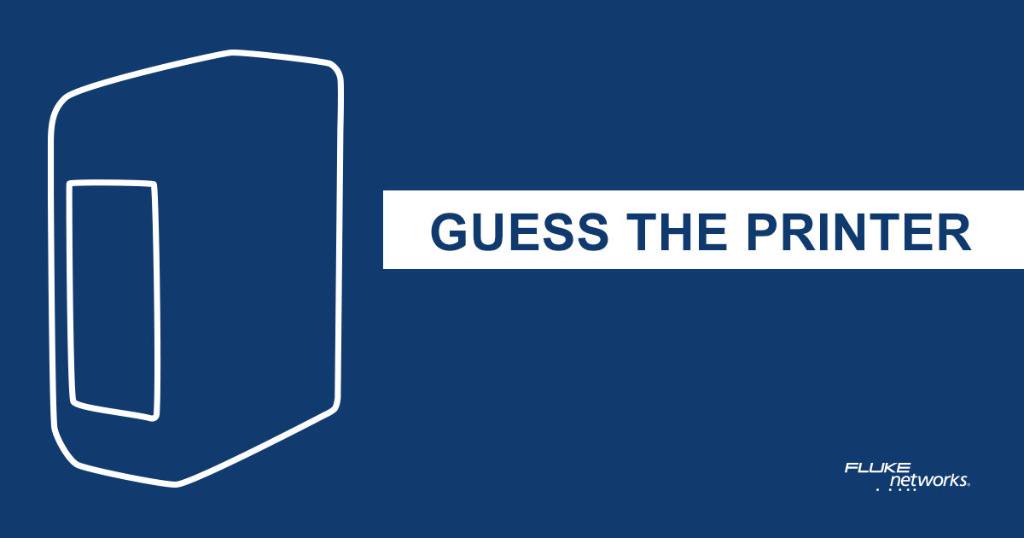 We know you like to print Cable IDs directly from LinkWare Live - and we  know you know our LinkWareLive affiliates' printers. Can you guess which one this one is? Correct answers are in with a chance of receiving some Fluke Networks swag... #GuessthePrinter
