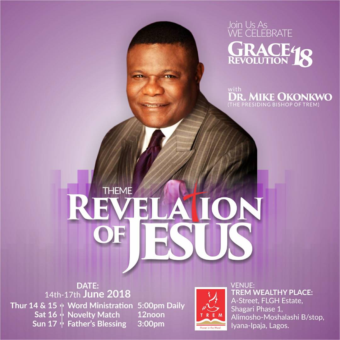 tremWP's tweet photo. @drmikeokonkwo visiting @tremWP @tremworld 
Be there!
#gracerevolution18
#revelationofjesus https://t.co/7QhoNm5z1Y