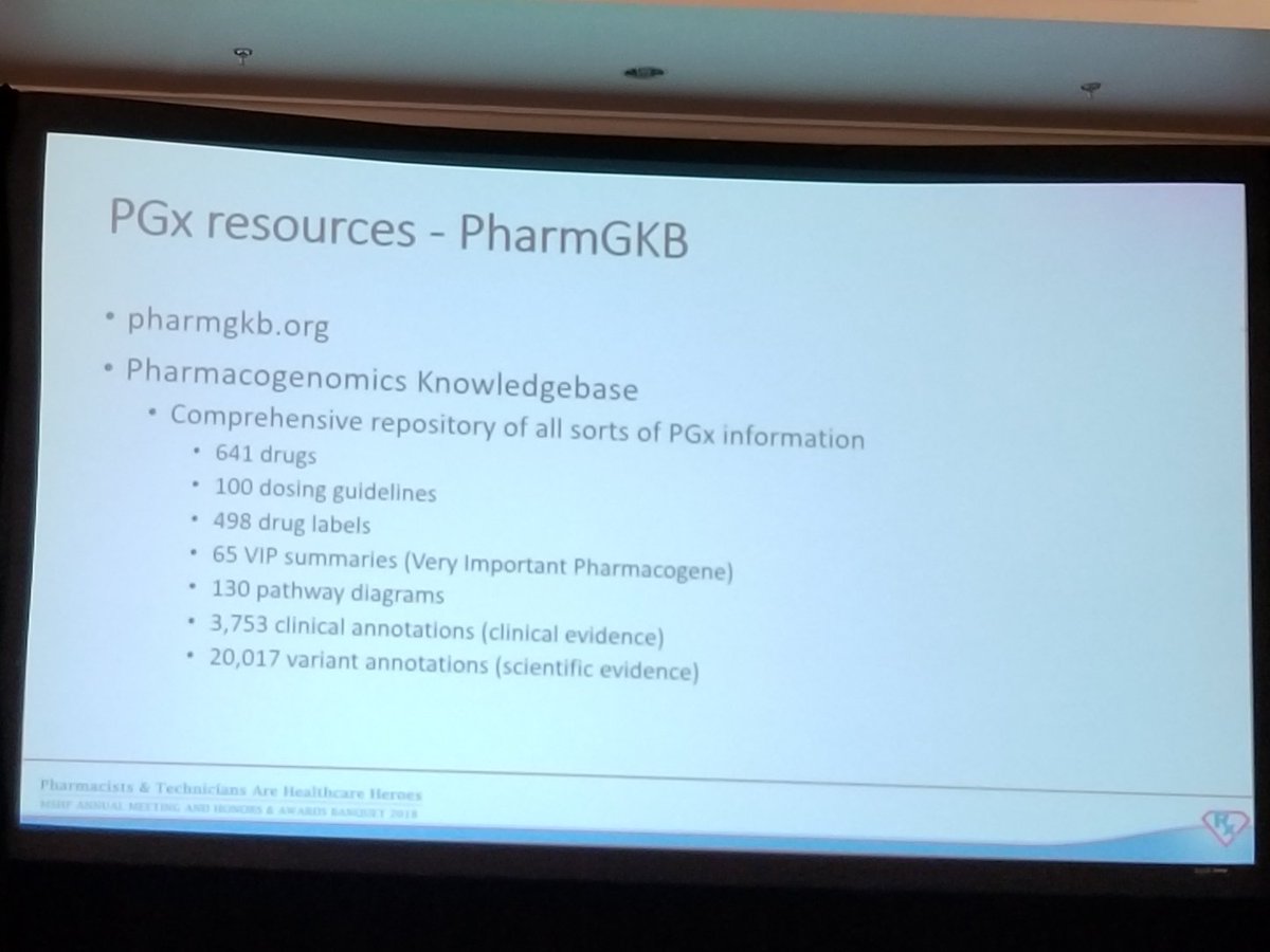 dberkpharmd's tweet photo. #MASHP18 this is an awesome pharmacogenomic database https://t.co/G3AUW9zakY
