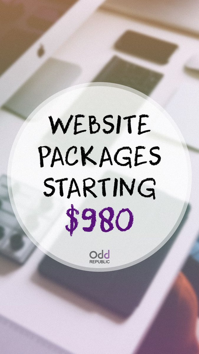 oddrepublicio's tweet image. if you need a brand new website, better hurry :P 

#oddrepublic #website #websitepackages