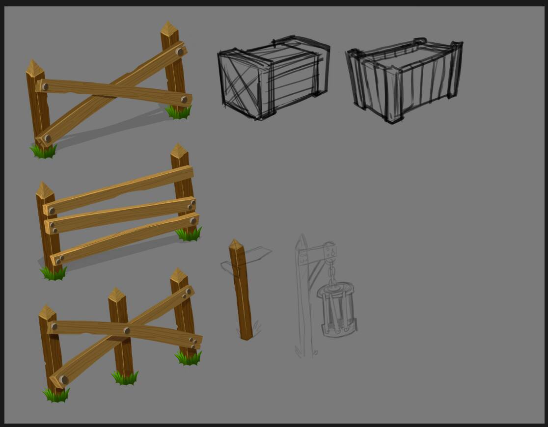 tinyphx's tweet photo. A more rustic theme. Frank must be part sheep-dog. 🤔 #FrankFromEarth #Unity3D #indiedev #indiegame https://t.co/kTvWmLDnD0
