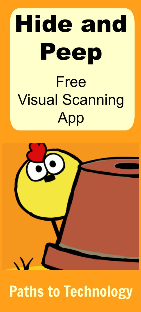 PathstoLiteracy's tweet photo. Hide and Peep is a #FreeApp for #iOS or #Android to teach #VisualScanning skills https://t.co/B3TVnG1wNh.  This is a fun interactive app for children with #VisualImpairment or #LowVision! https://t.co/AR6cmEu5jQ