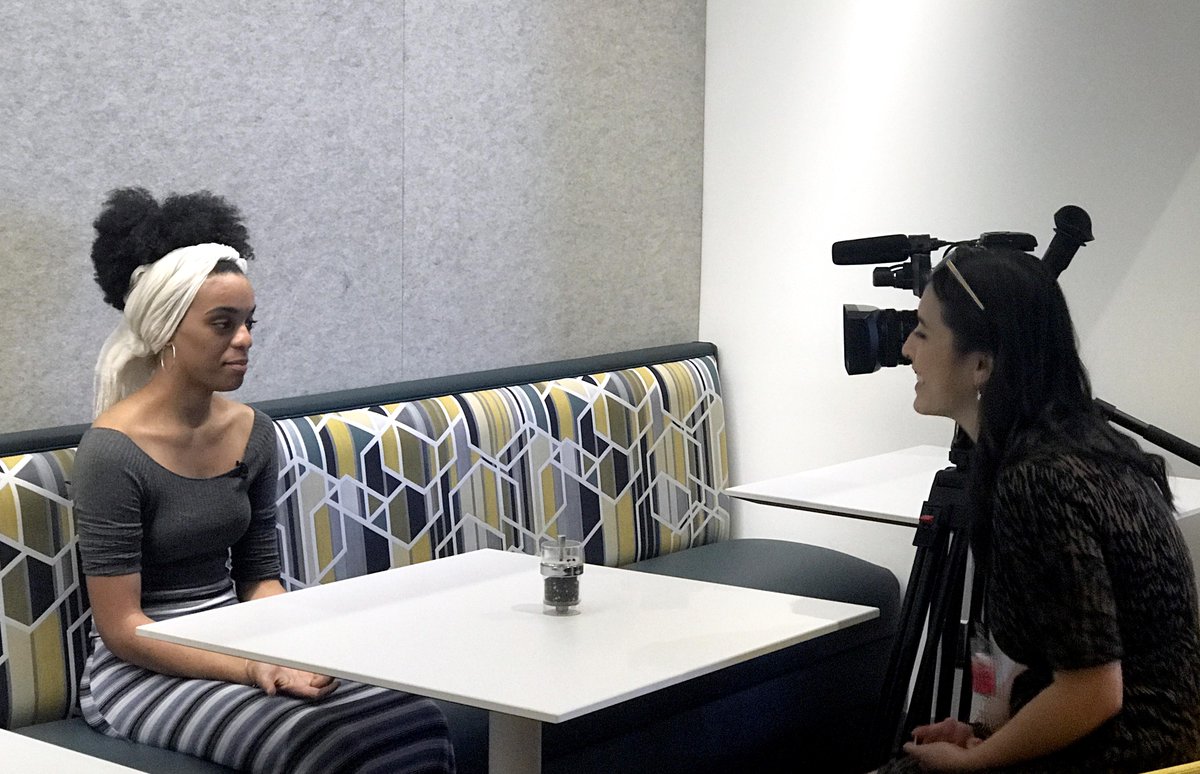 Battelle's tweet photo. It was great having you @courtyuen today. Thanks! Can't wait to see your story @nbc4i on our Student Solution Showcase #heartmatterschallenge 
With Lily England of Chilicothe, our CEO Lou Von Thaer, Sarah White of Columbus and Dr. BJ Hill of @OhioHealth https://t.co/3iVgohZSPb