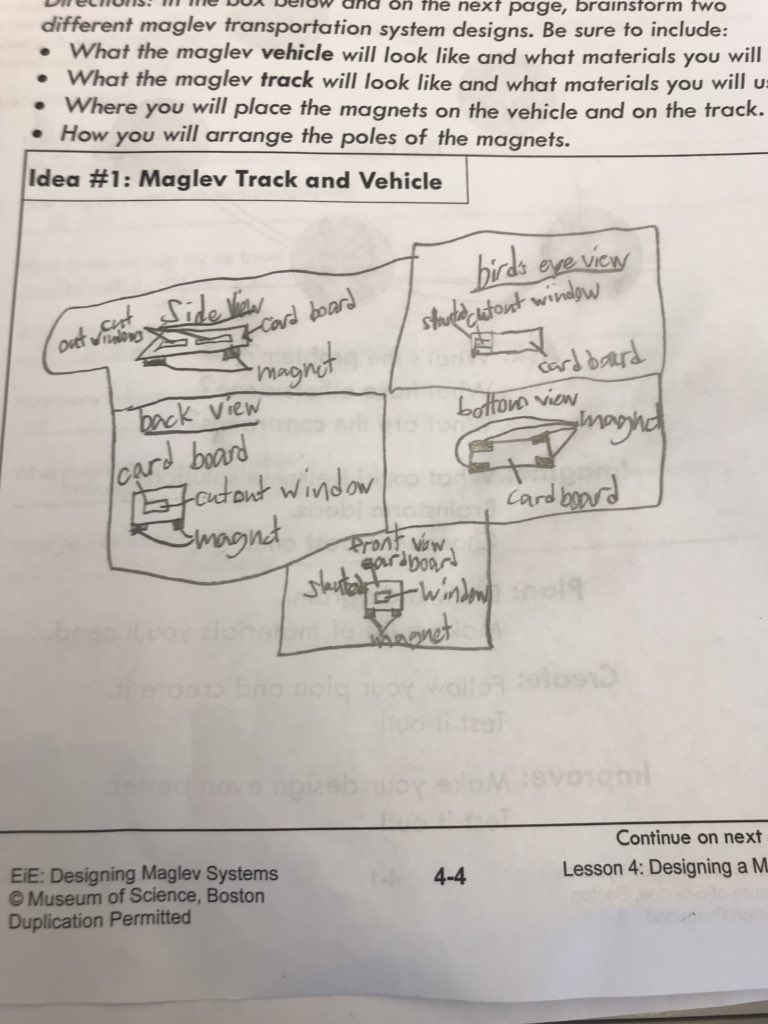 LohitsaScience's tweet photo. 3rd grade engineers are hard at work on #designing their #maglevs for their end of the year project! They are using everything they learned about #forces #magnets and #electricity to design these maglev cars! #LohitsaScience #sciencerules #making @UCLSPrincipal @uchicagolab https://t.co/g0kjFfxFGi