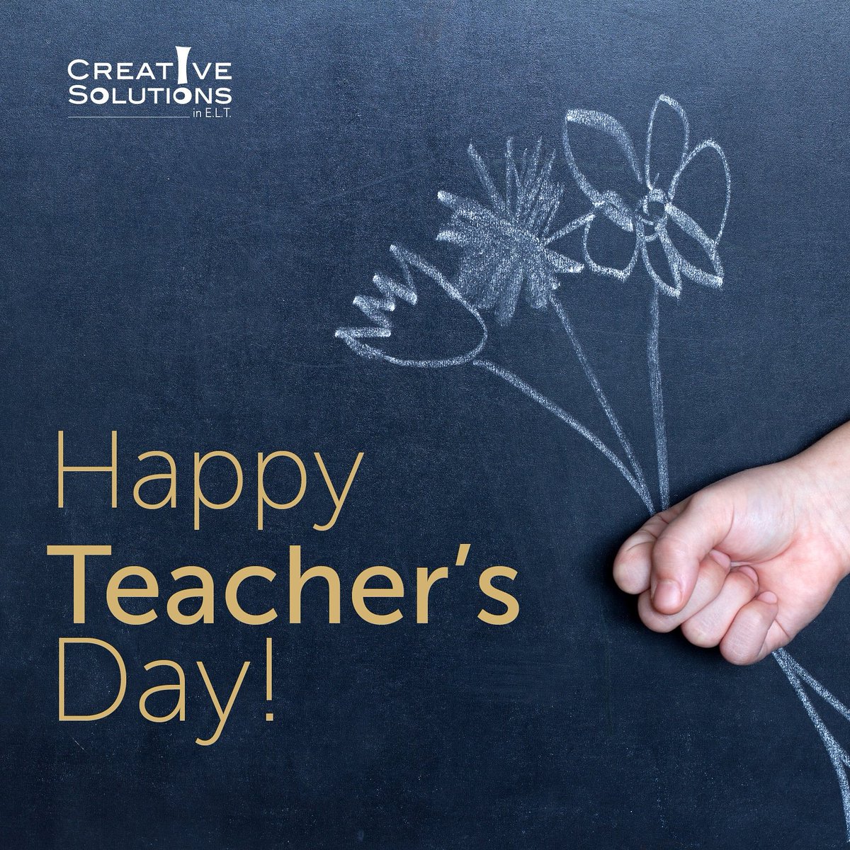 CSiELT's tweet photo. Happy Teacher´s Day! #Teacher #creativesolutionsinelt https://t.co/xsLHhsmvL1