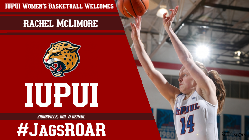 iuindy_jaguars's tweet photo. .@IUPUILadyJags announce the signing of Rachel McLimore who is a Zionsville native and played last season at DePaul.

https://t.co/55f9ZKqK0f https://t.co/uBfUteLU1S
