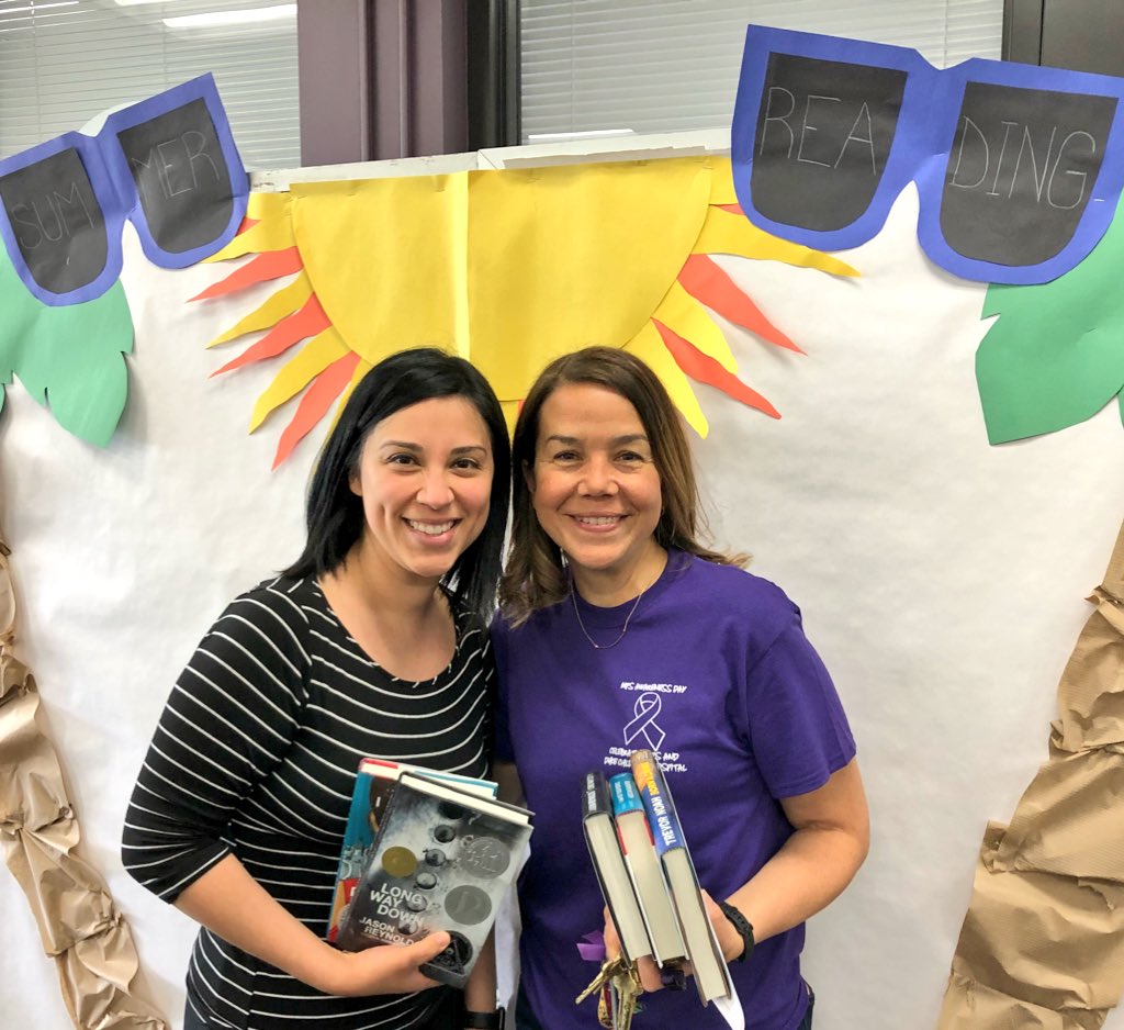 MLuckritz's tweet photo. No matter what you like to read @RMHSMUSTANGS Summer Reading 2018 list has a perfect choice for you!  #RMHSReads https://t.co/dN0qsdKLI2
