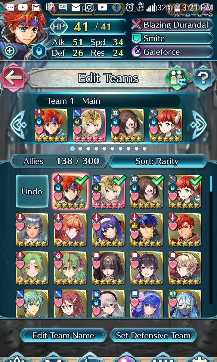 Love my team~(This is my first team~)