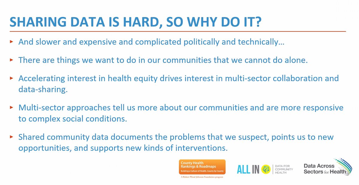 Systems4Action's tweet image. Sharing #data is hard, so why do it? Several reasons according to @DASH_connect &amp;amp; @CHRankings. #Multisector approaches tell us more about our #communities and are more responsive to complex #social conditions. #SystemsThinking #SystemsScience  bit.ly/S4A_PN5118