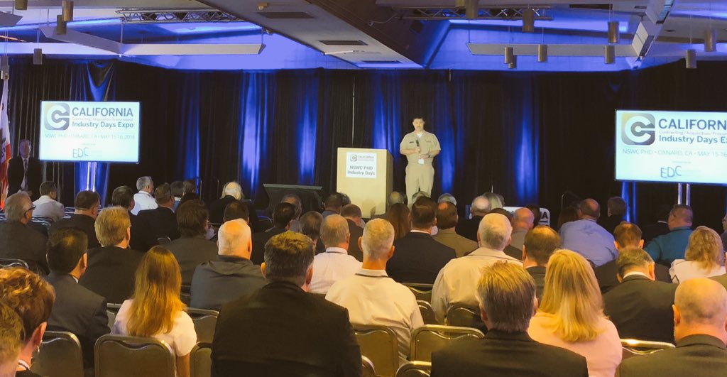ccapexpo's tweet photo. NSWC PHD Captain Ray Acevedo opening the CCAP Industry Days #CCAPExpo #IndustryDays https://t.co/Yxo1ZPnNa7
