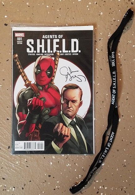 How about a quick GIVEAWAY in honor of #AgentsofSHIELD's Season 6 Renewal &amp; Friday's #Deadpool2 release?

RT and FOLLOW us for a chance to win:

* an #AgentsofSHIELD comic (w/Deadpool &amp; Coulson on the cover), signed by <a href="/clarkgregg/">Clark Gregg</a>
* an #AoS/SDCC lanyard (courtesy of <a href="/SHIELDtv/">S.H.I.E.L.D. TV</a>)