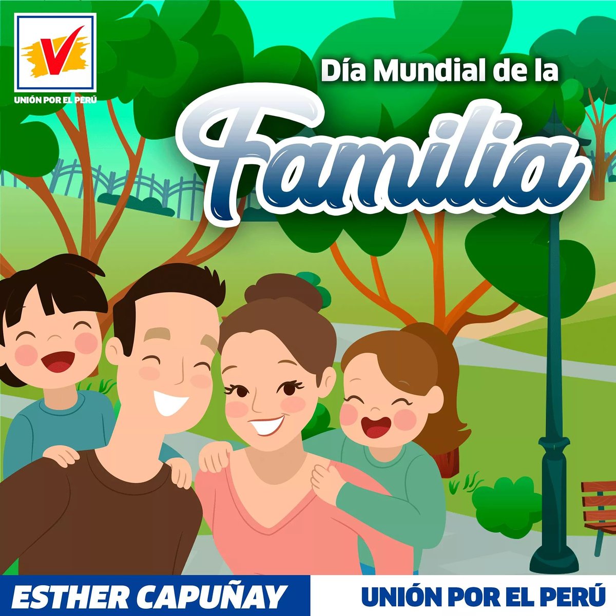limavaoficial's tweet photo. Día Internacional de la Familia
Hoy la familia de #UniónPorElPerú saluda a todas las familias en este día en que se reconoce la unión y la fortaleza de brindan a nuestra sociedad. https://t.co/4exqOTSmM7