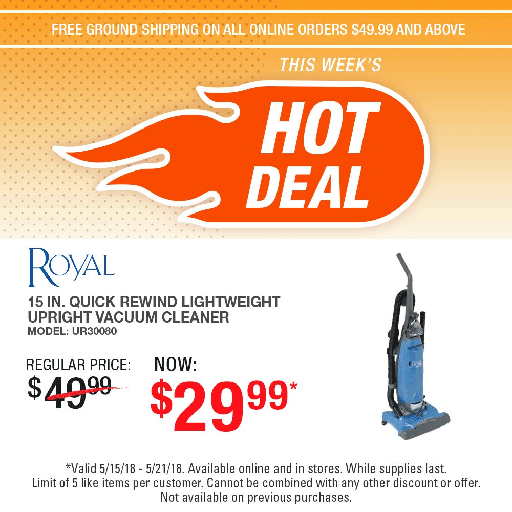 Grab our Deal of the Week vacuum for only $29.99 through 5/21!  Available in store and online.  Buy now:  directtoolsoutlet.com/catalog/produc…  #whilesupplieslast