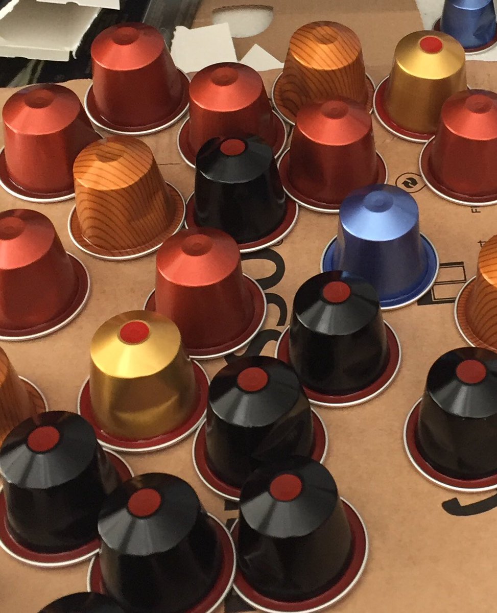 NorthDriving's tweet photo. One for me one for me - I do drink far too much coffee got to go down the #decafinated #Coffee #nespresso @NespressoUK #just As nice https://t.co/PxtWObhr0b