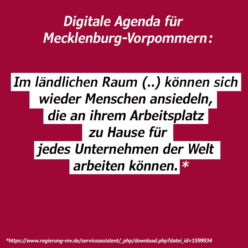 In den letzten zwei Tagen traf sich die #LandesregierungMV, um über Digitalisierung zu sprechen. Resultat sind konkrete Maßnahmen für ein besseres, moderneres und digitaleres M-V. Finden wir super! 👍 Mehr Infos gibt´s hier: regierung-mv.de/serviceassiste…