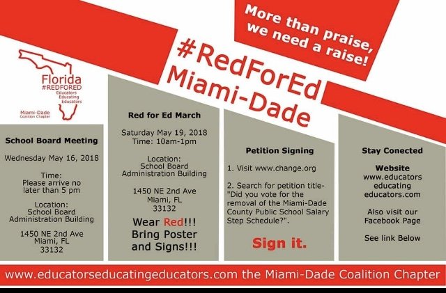 tstyer2's tweet photo. @DaveLaMont1 @CastronovoShow @PaulCastronovo @robcalvert13 @GhiaSaysHi hey guys how bout a little bit of support for our miami-dade teachers.  Can this get a shout out? https://t.co/Jk6FUQNRib