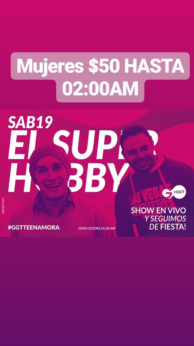 GgtDiscoFcion's tweet photo. ⚠️SÁBADO-19⚠️ EL SUPER HOBBY🔥 #ShowEnVivo🎹🎸🎤  Yo se que te gusta, te gusta bailar🕺🎉 #Seee😝
#RT♻️ #RT♻️ SALEN PREVIAS &amp; FREE🍻🍾🆓️ 👉Seguimos pensando en vos😉 SOMOS LA MÁXIMA DIVERSIÓN💣💥 #GGTTEENAMORA😍 Tamo ready💎 #Tchauzinho👑 https://t.co/yppoonDOsQ