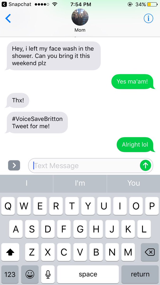 EmHagenbuch's tweet photo. #VoiceSaveBritton for my mom?? https://t.co/VxX0XJFl1d