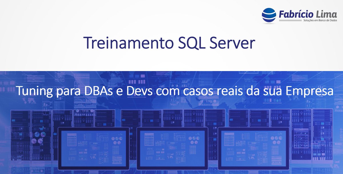 Fabriciodba's tweet photo. Novo Treinamento Criado: Tuning para DBAs e Devs com casos reais da sua Empresa

Detalhes no link abaixo:

https://t.co/vtv2Qn91bs

Disponibilidade só para Julho.

#Treinamento #Tuning #NaPratica #NaSuaEmpresa #FabricioLima #AOVIVO #TeamFabricioLima #AlwaysTuningYourData https://t.co/EOaaw43hzj
