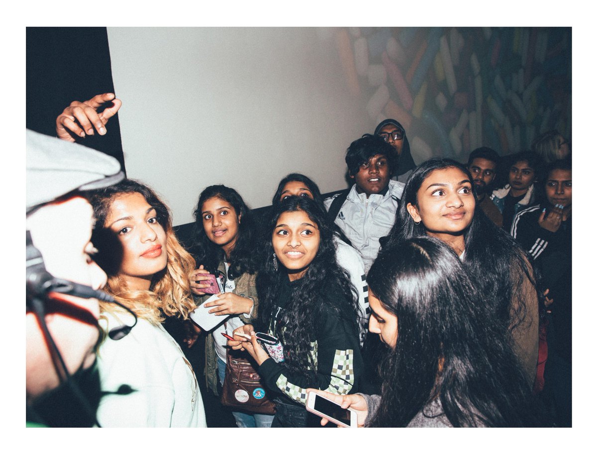 MIAdocumentary's tweet photo. After screening @MIAdocumentary at @hotdocs, students opened up about their own immigration and refugee stories. This is not just M.I.A.'s story. It's a global story! #miadoc #matangimayamia #miauniverse #worldtown https://t.co/l803rW90uO