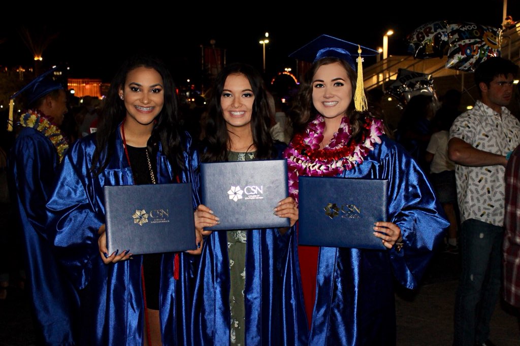 ericanemetz's tweet photo. So I guess graduating college before high school is the new move๐ #nbd #AssociateOfScience https://t.co/lHWXwhVygj