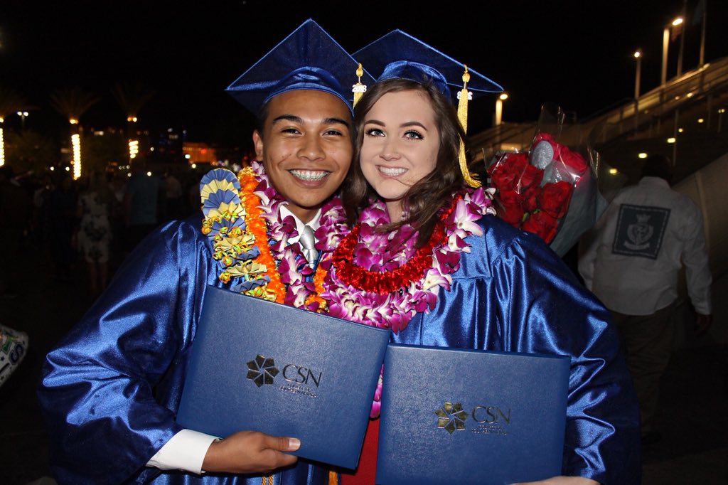 ericanemetz's tweet photo. So I guess graduating college before high school is the new move๐ #nbd #AssociateOfScience https://t.co/lHWXwhVygj