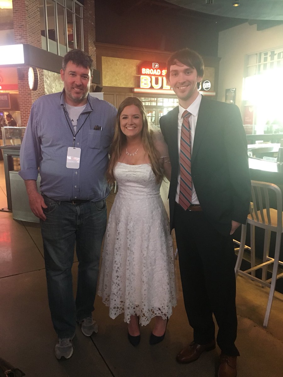 donsteele's tweet photo. I am with the Bride and Groom at the @RTRSPodcast Lottery Party Live podcast taping/wedding It’s all happening https://t.co/YHJrDRBHqR