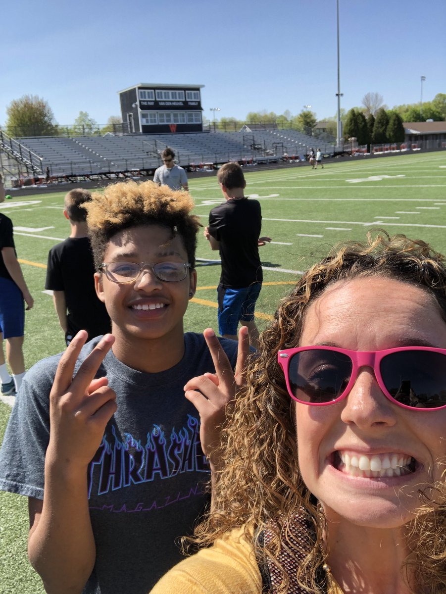 MrsCarlsonWDP's tweet photo. Great day for track! Can't believe Dom will be in high school next year! https://t.co/qXF6rX9ocU
