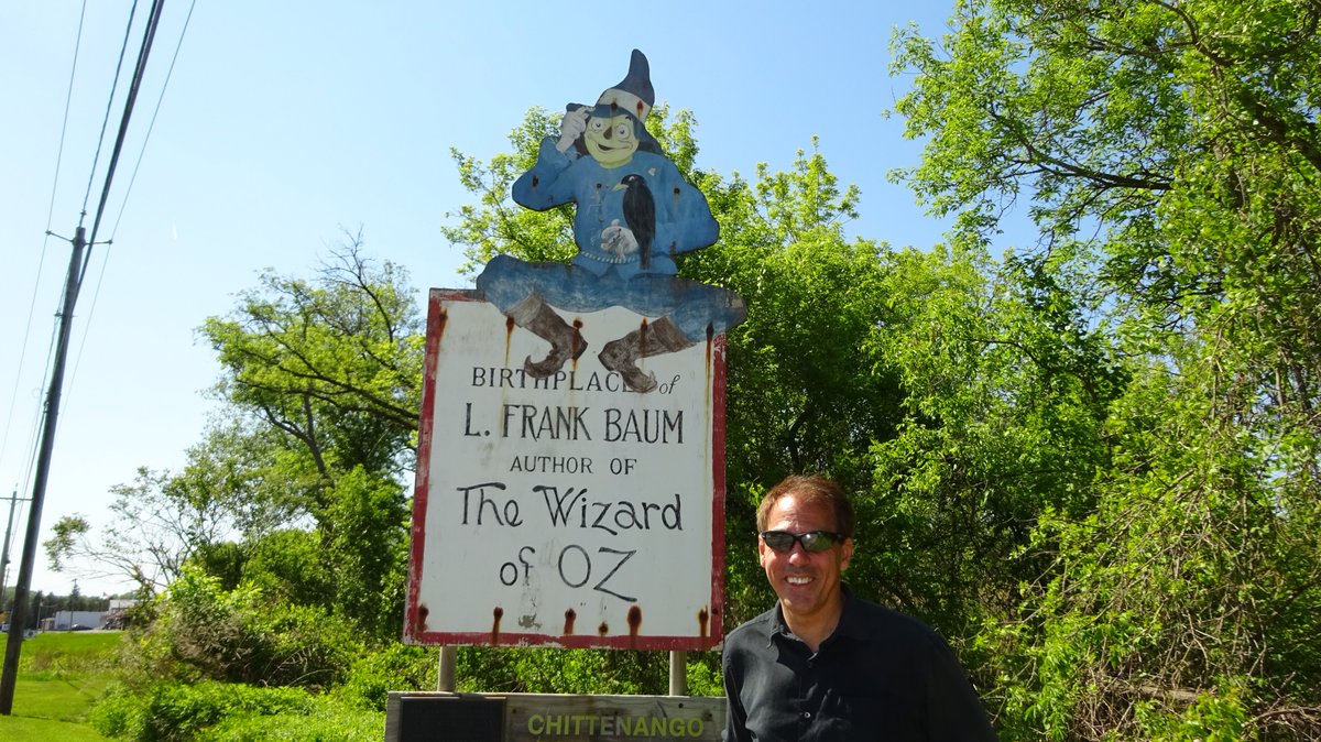 Phlash_Phelps's tweet image. 5/15 Anniversary of the birth of L. Phrank Baum author of The Wizard of Oz.  Born here in Chittenango, New York #wizardofoz #lrankbaum #Notinkansas