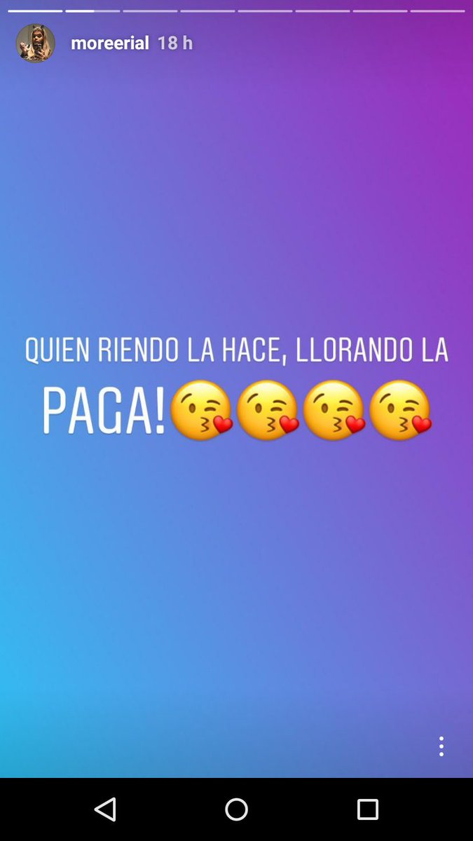 Micaelamonte2's tweet photo. @NatachaJaitt mira vos justo quien hace caer al rey!! Con todo lo que le gusta meterse en la vida de los demas que raro que no toque el tema de lo que dice su hija. Casi la violan y no hizo nada??!! Es lo que ella cuenta, Histories de Instagram de @Morena_Rial . @rialjorge https://t.co/JR5O4kzLUT