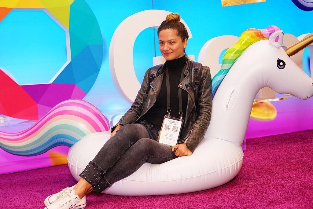 GemHQ's tweet photo. Quick example of how to look like a boss while sitting on a unicorn floatie. If you want one, we are giving it away to a lucky member of our telegram channel, join up: https://t.co/Jq1OZpN3PD #BlockchainWeekNY #consensus2018 #blockchainweeknyc #JoinTheMovement #unicornfloatie https://t.co/ogbDdEB8sC