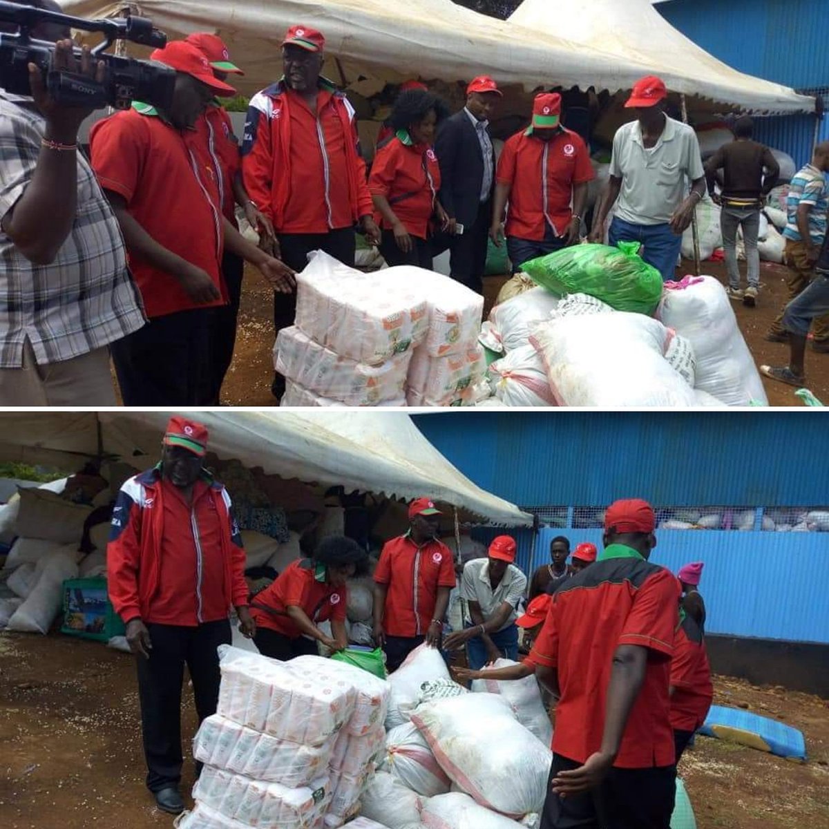 Some KANU members who visited and condoled with the victims of Solai Dam Tragedy.