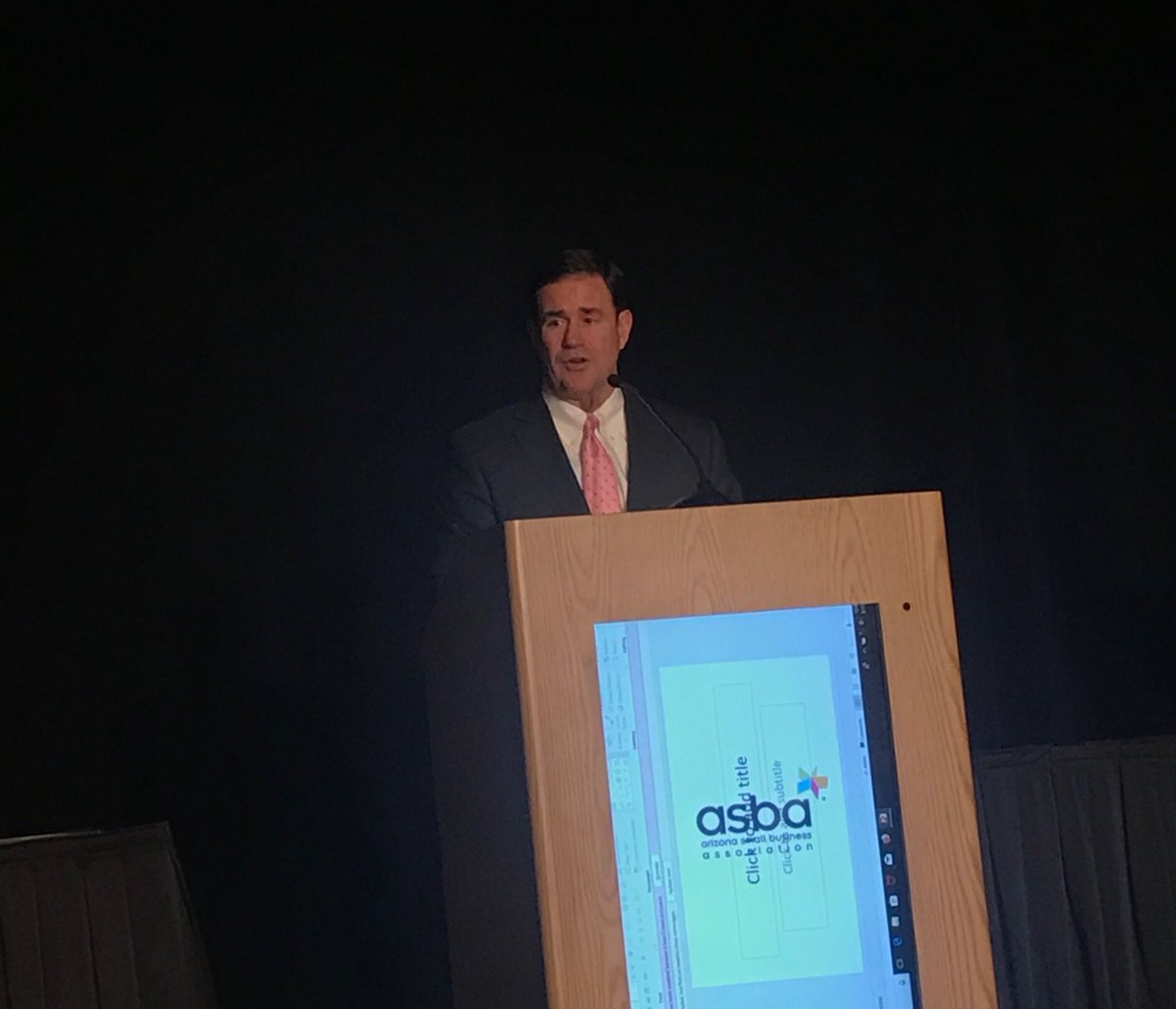 DougDucey's tweet photo. Small businesses power our economy. #AZ’s economy is booming because of small business across the state. #AZMeansBiz @ASBA @SBAgov https://t.co/IwOKABcqCQ