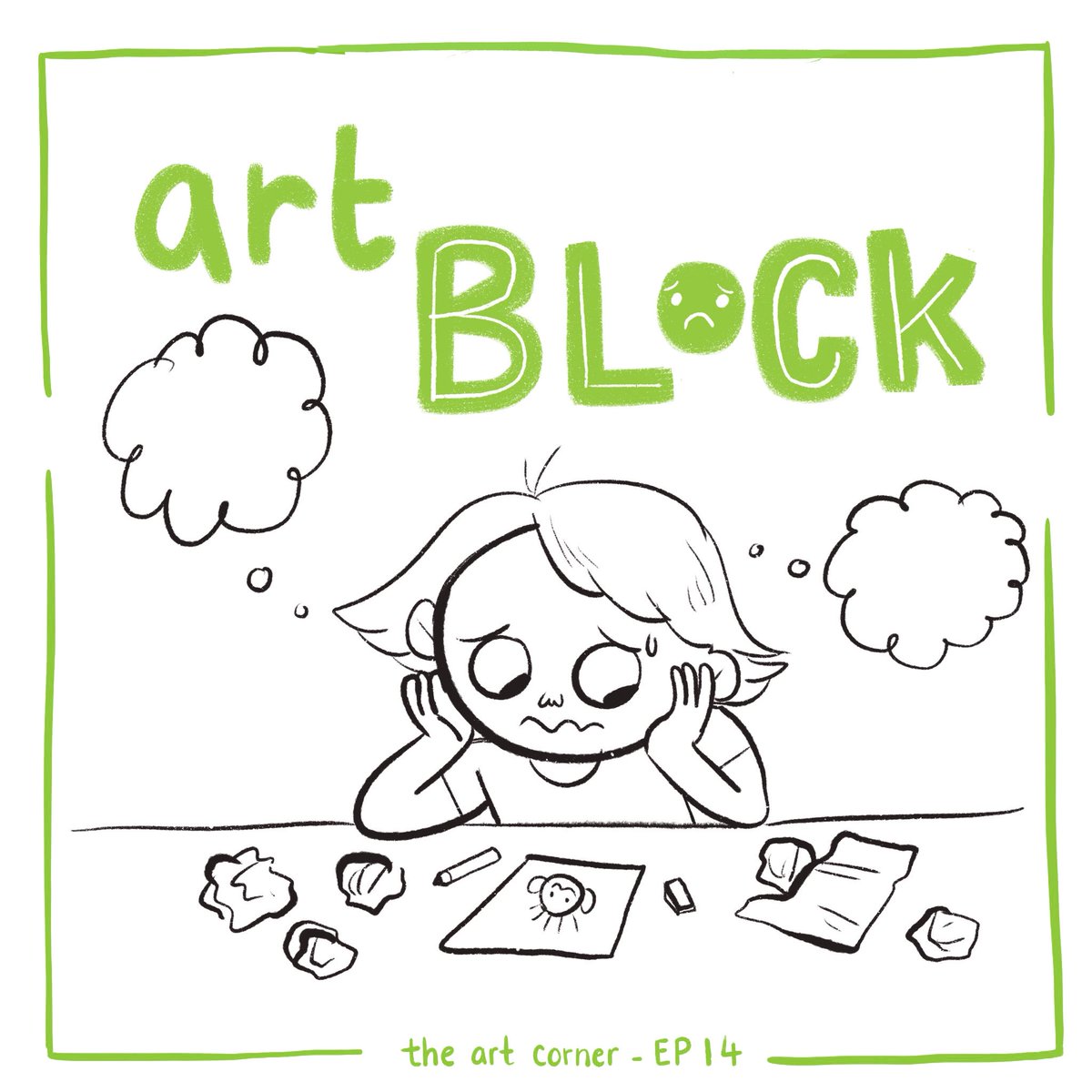 theartcornerpod's tweet photo. Ever felt like you’ve run out of inspiration? Or that your hands forgot how to draw? This week we try to find solutions for art block, and discuss why block can be a good thing. 
Youtube -  https://t.co/Mm6H6sgrqa 
iTunes - https://t.co/AkGGp2Dv6m https://t.co/i0ikOn9VL0